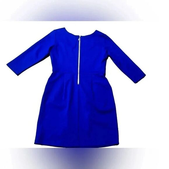 NWOT Amanda Uprichard x REVOLVE Aritz Royal Blue Long Sleeve A-Line Dress large - Picture 2 of 6